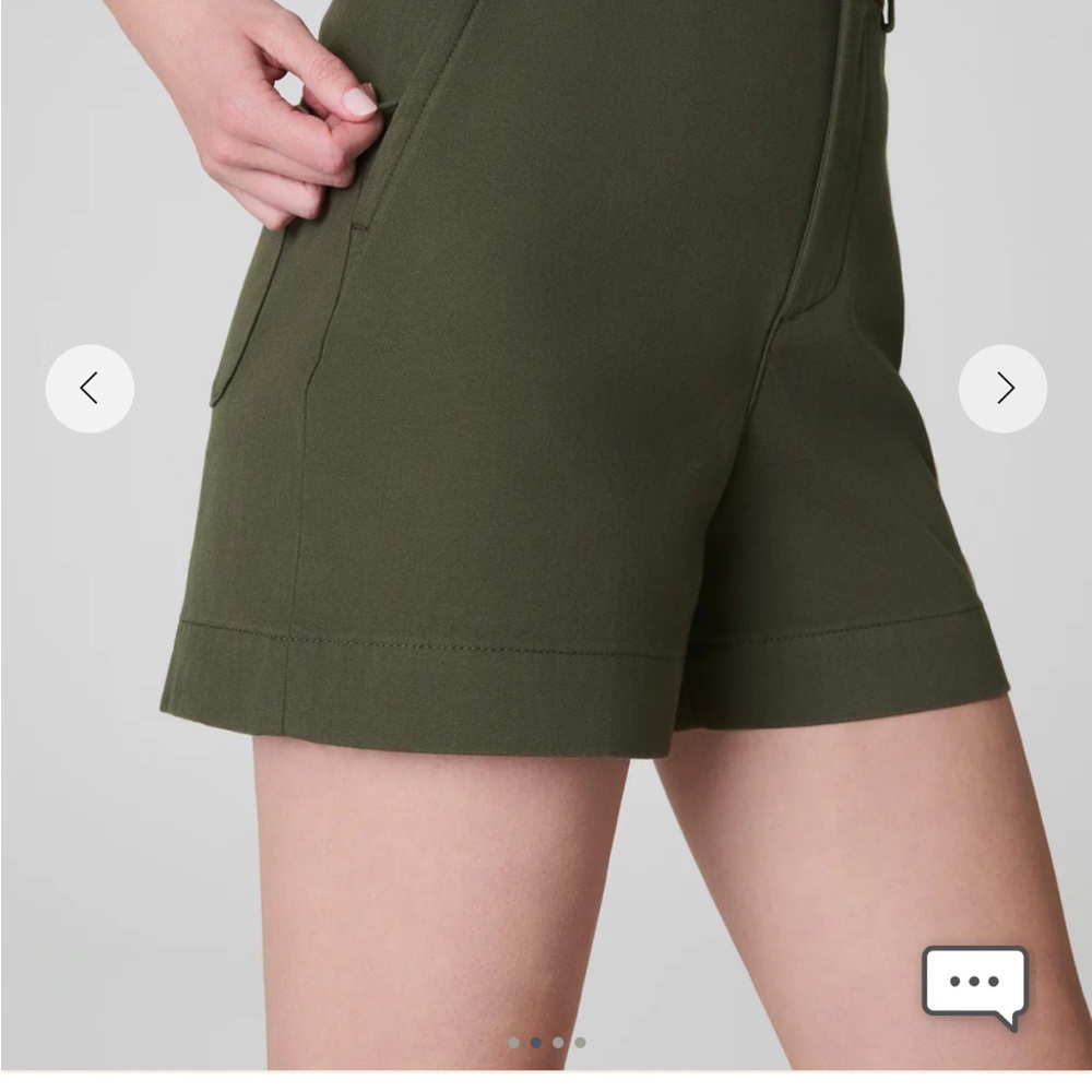 SPANX High Waist Shorts Women's Shorts in Dark Pine